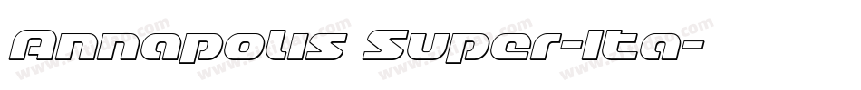 Annapolis Super-Ita字体转换